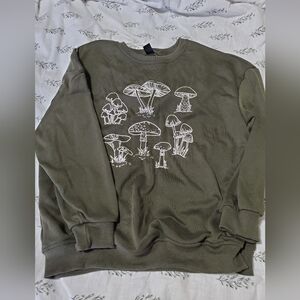 Shein mushroom sweatshirt